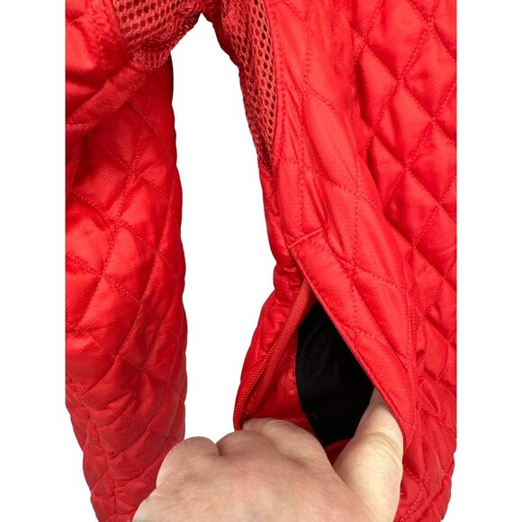 OBERMEYER  Women's Red Quilted Puffer Ski/Snow Jacket Fully Lined Size 8 - Picture 5 of 12